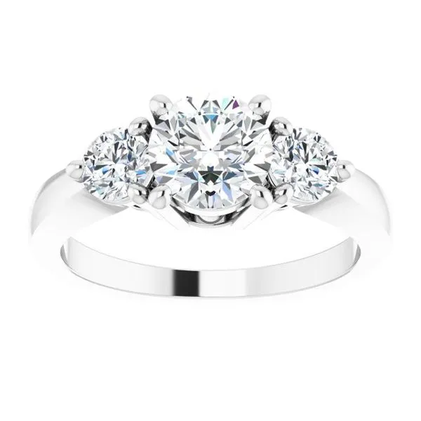 Three-Stone Ring Image 3 Milan's Jewelry Inc Sarasota, FL