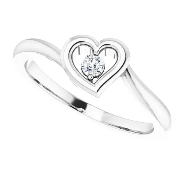 Heart Ring Image 5 Henry B. Ball Jewelers Canton, OH