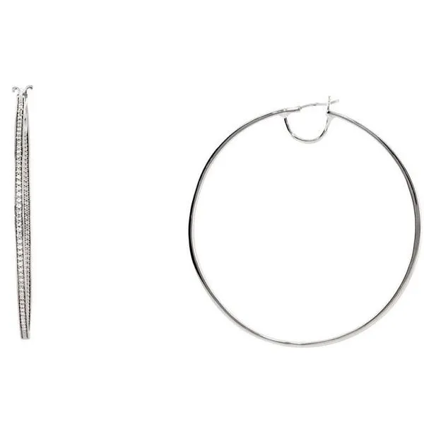 Inside-Outside Hoop Earrings Long Jewelers Chesapeake, VA