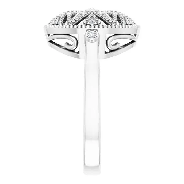Granulated Filigree Ring Image 4 Milan's Jewelry Inc Sarasota, FL