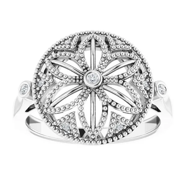 Granulated Filigree Ring Image 3 Milan's Jewelry Inc Sarasota, FL