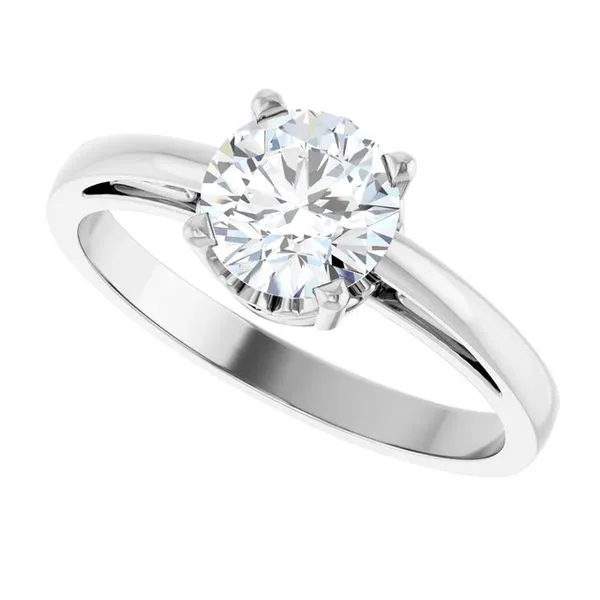 Solitaire Scroll Setting® Ring Image 5 Comstock Jewelers Edmonds, WA