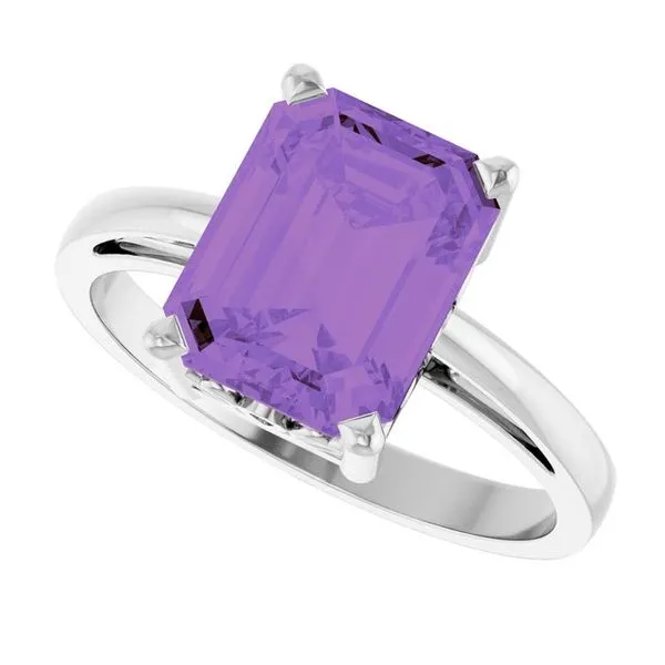 Scroll Setting® Solitaire Ring Image 5 Arnold's Jewelry and Gifts Logansport, IN