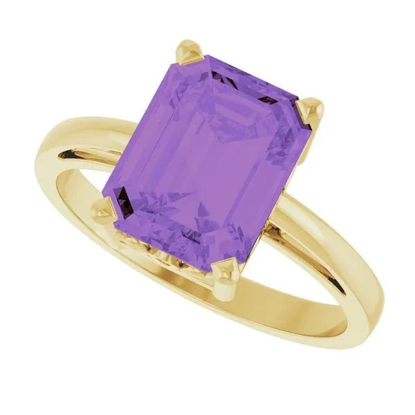 Scroll Setting® Solitaire Ring Image 5 Long Jewelers Chesapeake, VA