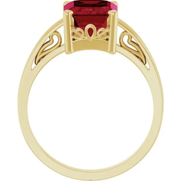 Scroll Setting® Solitaire Ring Image 2 Arnold's Jewelry and Gifts Logansport, IN