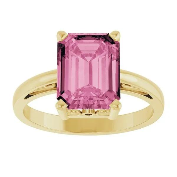 Scroll Setting® Solitaire Ring Image 3 Becky Beck's Jewelry DeKalb, IL