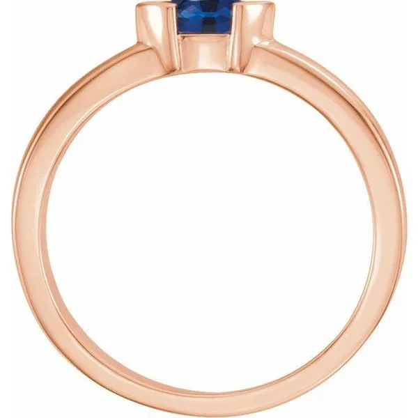 Half-Bezel Family Stackable Ring Image 2 Comstock Jewelers Edmonds, WA