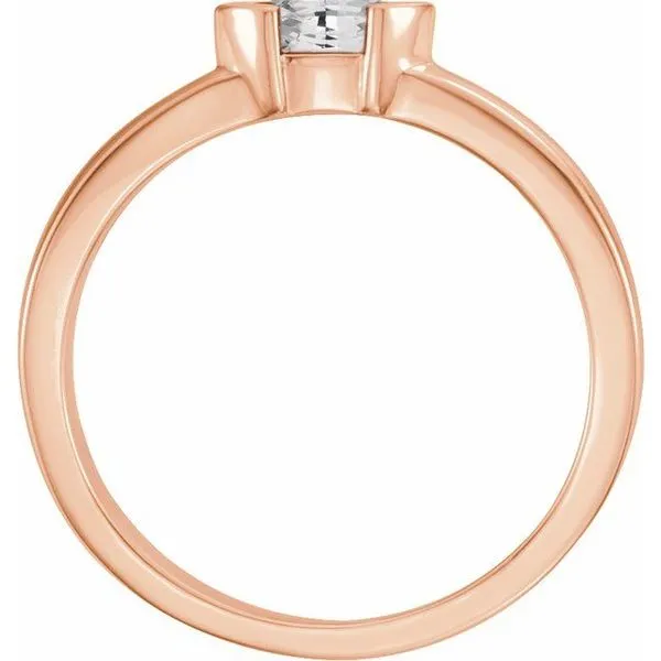 Half-Bezel Family Stackable Ring Image 2 Boyd Jewelers Wesley Chapel, FL