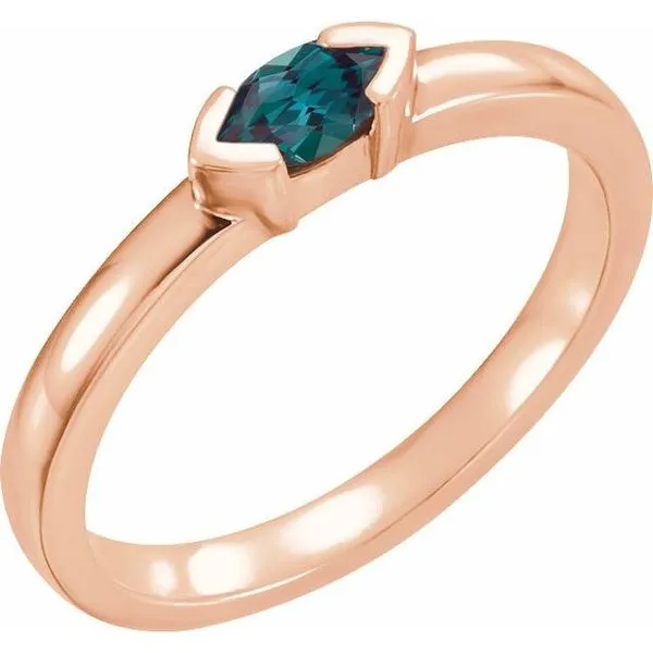 Half-Bezel Family Stackable Ring James Wolf Jewelers Mason, OH