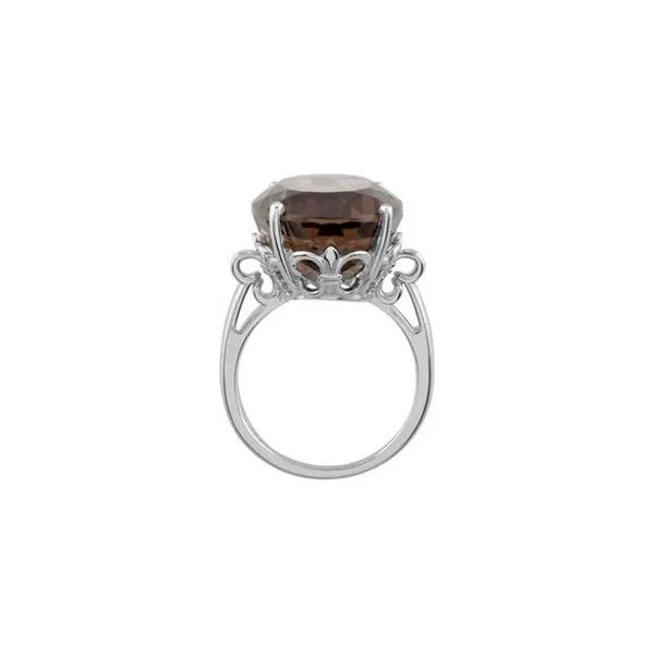Fleur-de-lis Solitaire Ring Image 2 Holly's Jewelry Mountain Home, AR