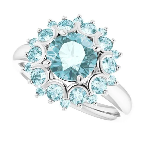 Halo-Style Ring Image 5 The Diamond Shop, Inc. Lewiston, ID