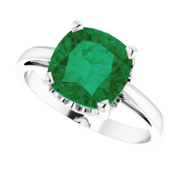 Cushion Scroll Setting® Ring Image 5 Henry B. Ball Jewelers Canton, OH