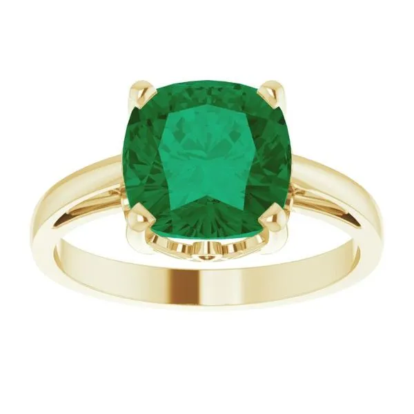 Cushion Scroll Setting® Ring Image 3 Becky Beck's Jewelry DeKalb, IL