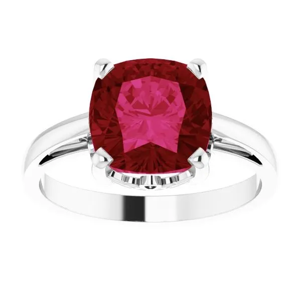 Cushion Scroll Setting® Ring Image 3 Henry B. Ball Jewelers Canton, OH