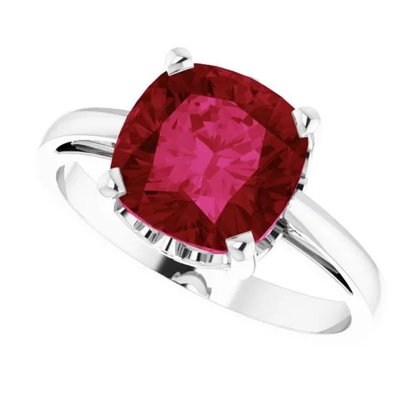 Cushion Scroll Setting® Ring Image 5 Henry B. Ball Jewelers Canton, OH