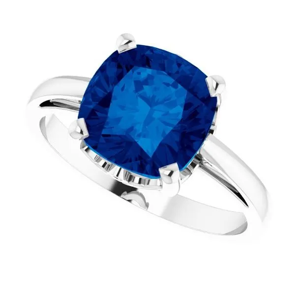 Cushion Scroll Setting® Ring Image 5 Henry B. Ball Jewelers Canton, OH