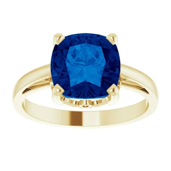 Cushion Scroll Setting® Ring Image 3 Henry B. Ball Jewelers Canton, OH