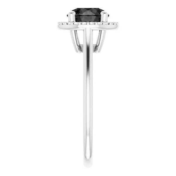 Halo-Style Ring Image 4 M. J. Thomas Jewelers, Ltd. Stratford, CT