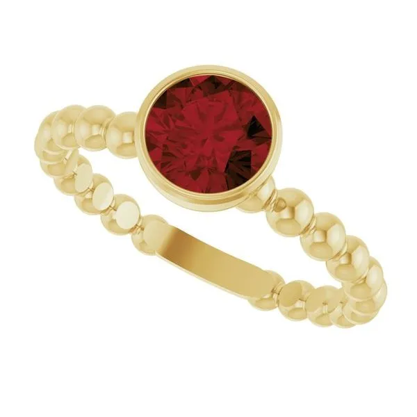 Family Beaded Stackable Ring Image 5 Comstock Jewelers Edmonds, WA