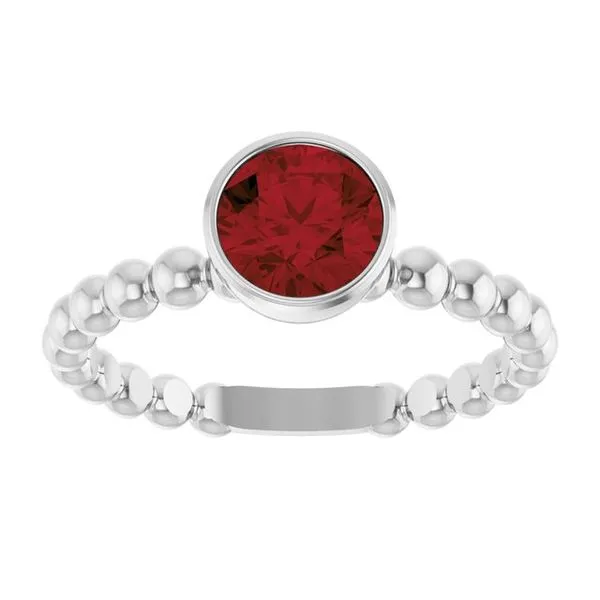 Family Beaded Stackable Ring Image 3 Long Jewelers Chesapeake, VA