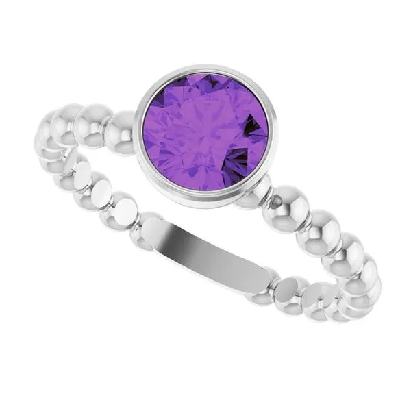 Family Beaded Stackable Ring Image 5 Cherry Street Jewelers Tulsa, OK