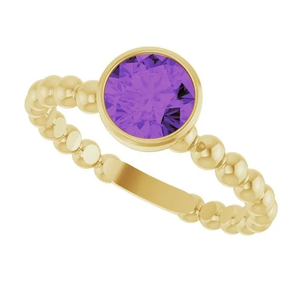 Family Beaded Stackable Ring Image 5 Long Jewelers Chesapeake, VA