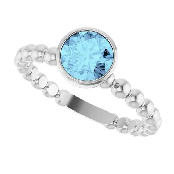 Family Beaded Stackable Ring Image 5 Long Jewelers Chesapeake, VA