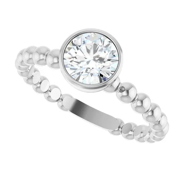 Family Beaded Stackable Ring Image 5 James Wolf Jewelers Mason, OH