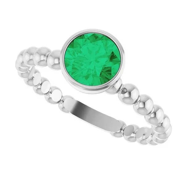 Family Beaded Stackable Ring Image 5 Long Jewelers Chesapeake, VA