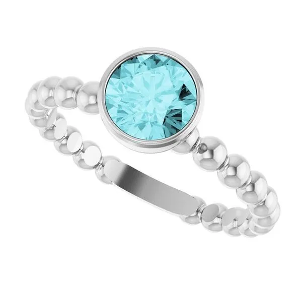 Family Beaded Stackable Ring Image 5 Cherry Street Jewelers Tulsa, OK