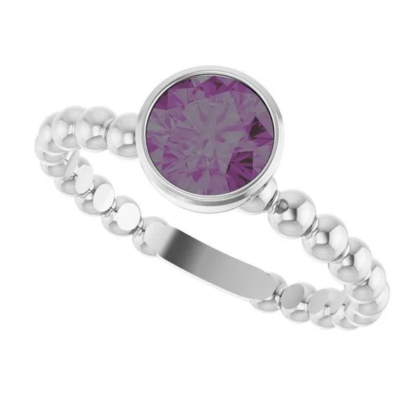 Family Beaded Stackable Ring Image 5 Comstock Jewelers Edmonds, WA