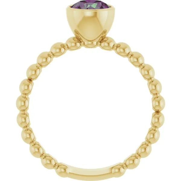 Family Beaded Stackable Ring Image 2 Cherry Street Jewelers Tulsa, OK