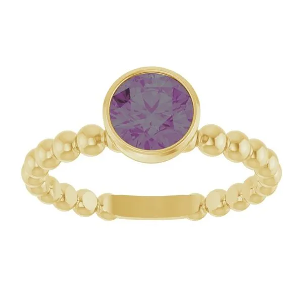 Family Beaded Stackable Ring Image 3 Cherry Street Jewelers Tulsa, OK