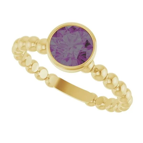 Family Beaded Stackable Ring Image 5 Comstock Jewelers Edmonds, WA