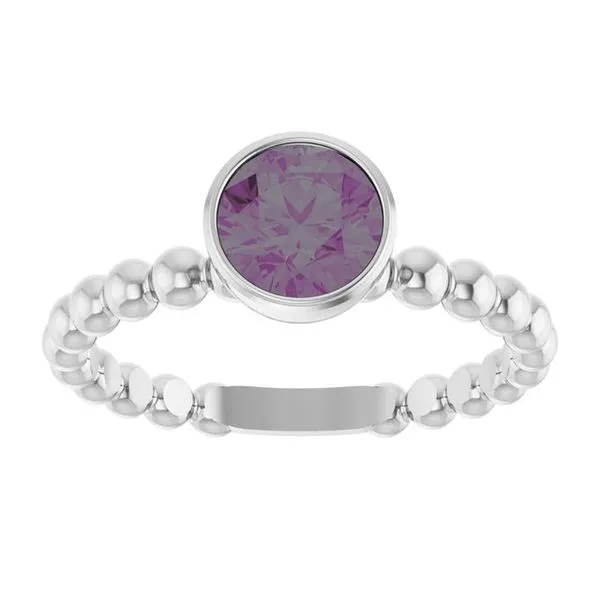 Family Beaded Stackable Ring Image 3 John E. Koller Jewelry Designs owasso, OK