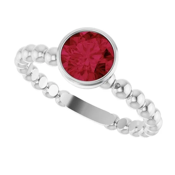Family Beaded Stackable Ring Image 5 Comstock Jewelers Edmonds, WA
