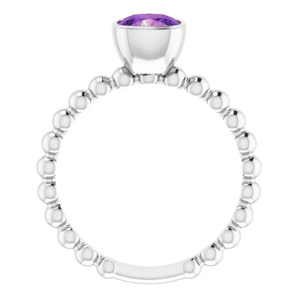 Family Beaded Stackable Ring Image 2 John E. Koller Jewelry Designs owasso, OK
