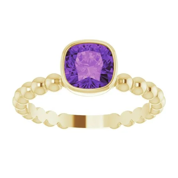 Family Beaded Stackable Ring Image 3 James Wolf Jewelers Mason, OH