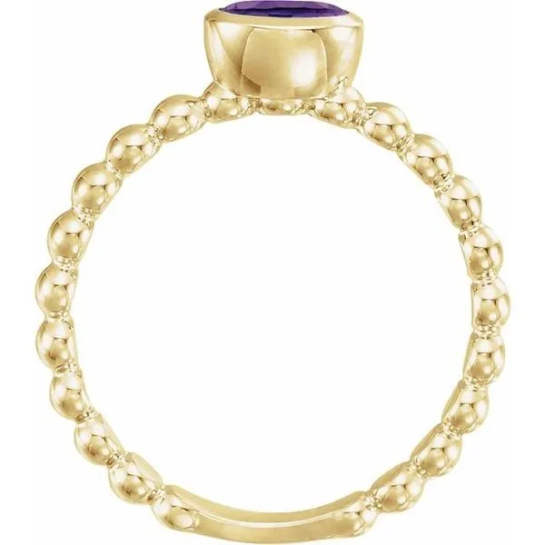 Family Beaded Stackable Ring Image 2 Cherry Street Jewelers Tulsa, OK