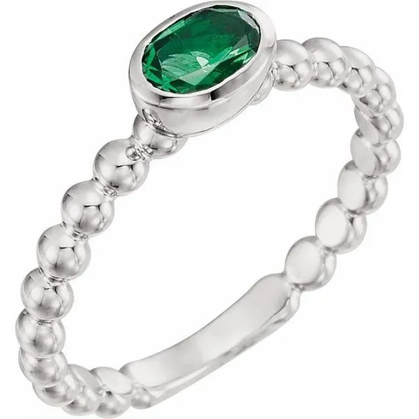 Family Beaded Stackable Ring John E. Koller Jewelry Designs owasso, OK