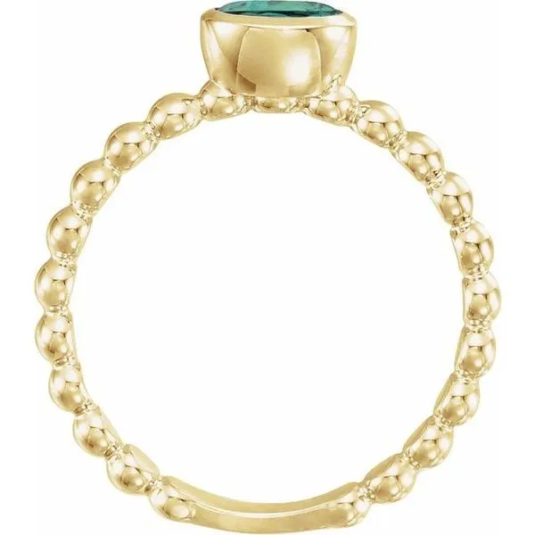 Family Beaded Stackable Ring Image 2 John E. Koller Jewelry Designs owasso, OK