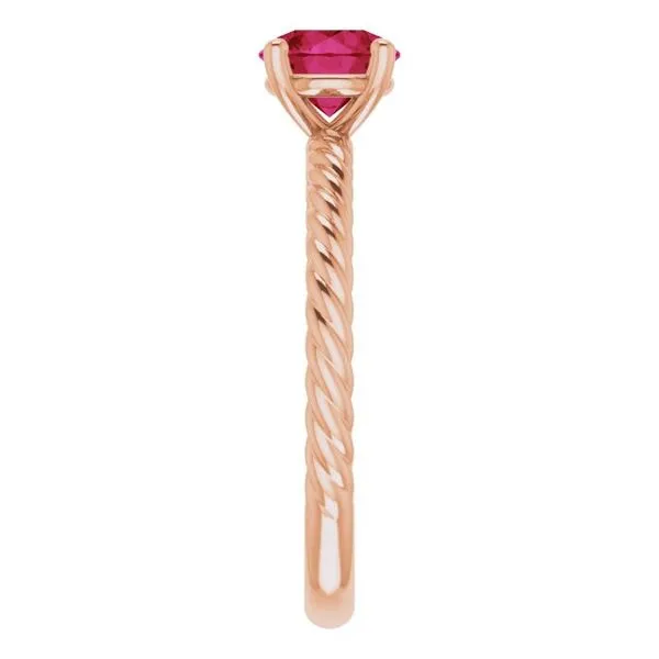 Rope Solitaire Ring Image 4 Arnold's Jewelry and Gifts Logansport, IN