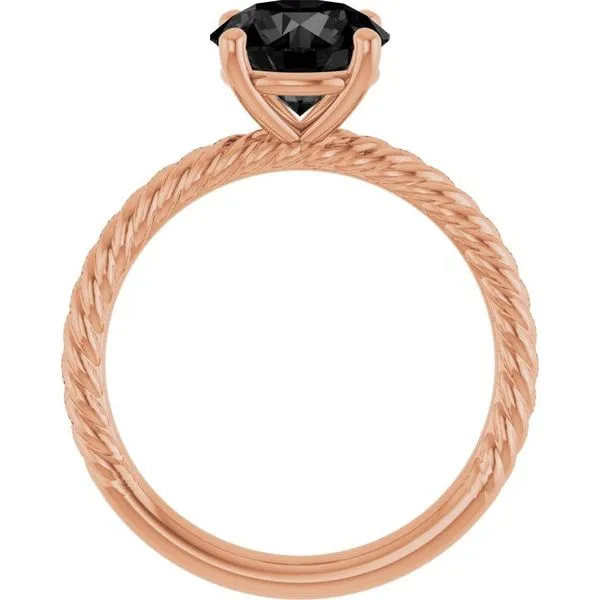 Rope Solitaire Ring Image 2 Long Jewelers Chesapeake, VA