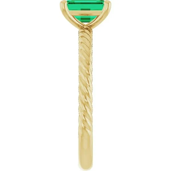 Rope Solitaire Ring Image 4 Arnold's Jewelry and Gifts Logansport, IN