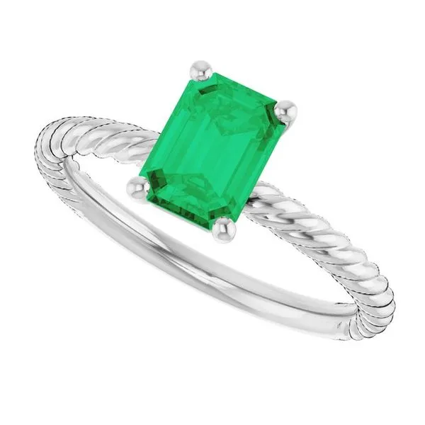 Rope Solitaire Ring Image 5 M. J. Thomas Jewelers, Ltd. Stratford, CT