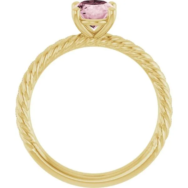 Rope Solitaire Ring Image 2 Moseley Diamond Showcase Inc Lexington, SC