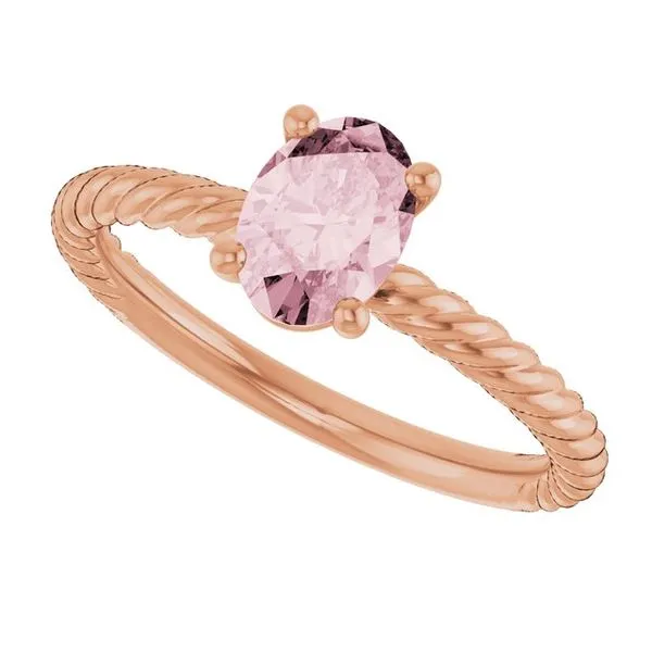 Rope Solitaire Ring Image 5 Arnold's Jewelry and Gifts Logansport, IN