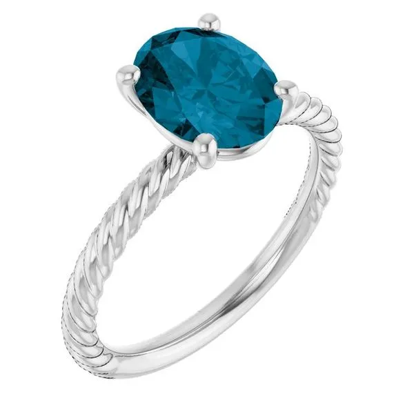 Rope Solitaire Ring Hart's Jewelers Grants Pass, OR