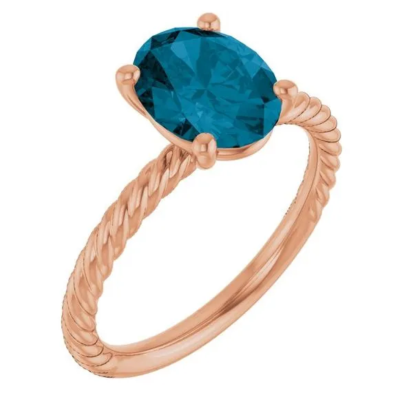 Rope Solitaire Ring Hart's Jewelers Grants Pass, OR