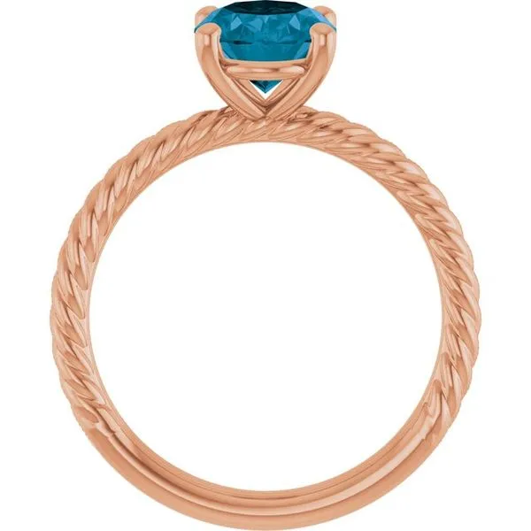 Rope Solitaire Ring Image 2 Arnold's Jewelry and Gifts Logansport, IN